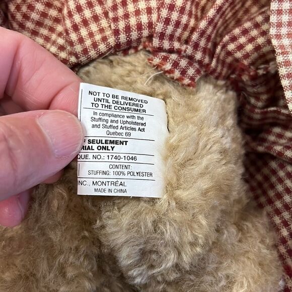 Avon Canada Bear Jointed Girl English French Books. Size 12”. Fully Jointed💕 - Picture 10 of 10